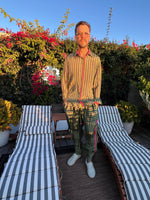 Load image into Gallery viewer, One-of-a-Kind Vintage Silk Leisure Set | Repurposed Resort Wear
