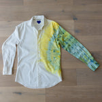 Load image into Gallery viewer, &quot;Sunburst&#39; Upcycled Button Up Shirt
