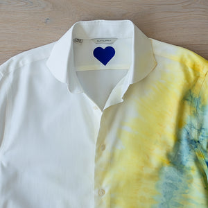 "Sunburst' Upcycled Button Up Shirt