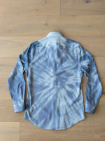 Load image into Gallery viewer, &quot;BU Point Mer&quot; upcycled Button Up Shirt
