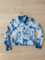 Load image into Gallery viewer, Up-Cycled Classic Jean Jacket Reverse Dyed
