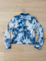 Load image into Gallery viewer, Up-Cycled Classic Jean Jacket Reverse Dyed
