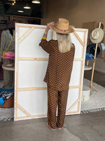 Load image into Gallery viewer, One-of-a-Kind Vintage Silk Leisure Set | Repurposed Resort Wear |
