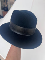 Load image into Gallery viewer, Janessa Leone Wool Fedora hat
