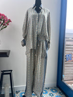 Load image into Gallery viewer, Vintage Silk Leisure Set — One of a Kind
