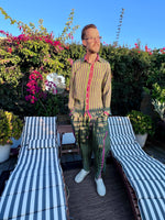 Load image into Gallery viewer, One-of-a-Kind Vintage Silk Leisure Set | Repurposed Resort Wear
