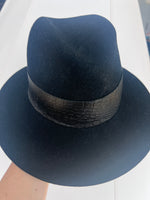 Load image into Gallery viewer, Janessa Leone Wool Fedora hat
