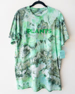 Load image into Gallery viewer, &quot;PLANTS&quot; Comfy 100% Cotton Green Tshirt
