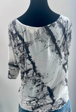 Load image into Gallery viewer, Helmut Lang Womens Small Terrene Marbled Blouse Blouse Shirt.
