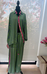 Load image into Gallery viewer, One-of-a-Kind Vintage Silk Leisure Set | Repurposed Resort Wear

