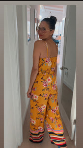 Mixed Pattern Jumpsuit