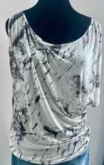 Load image into Gallery viewer, Helmut Lang Womens Small Terrene Marbled Blouse Blouse Shirt.
