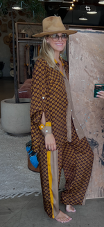 Load image into Gallery viewer, One-of-a-Kind Vintage Silk Leisure Set | Repurposed Resort Wear |
