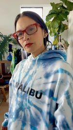 Load and play video in Gallery viewer, &quot;Malibu or Nowhere&quot; Hooded L Sweatshirt
