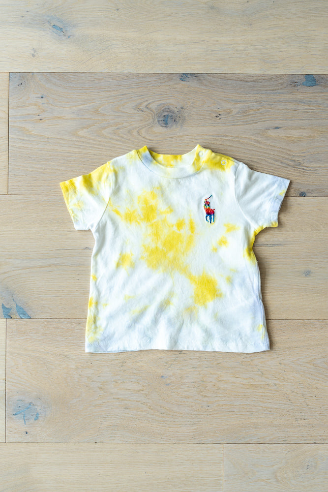 Ralph Lauren White "Sun Splash" crewneck T 6M