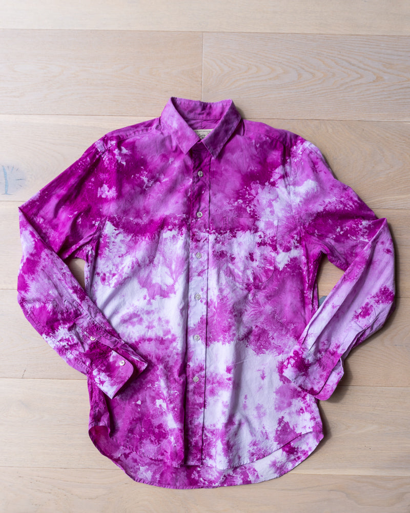 "Acid Rain" Upcycled Button Up Shirt