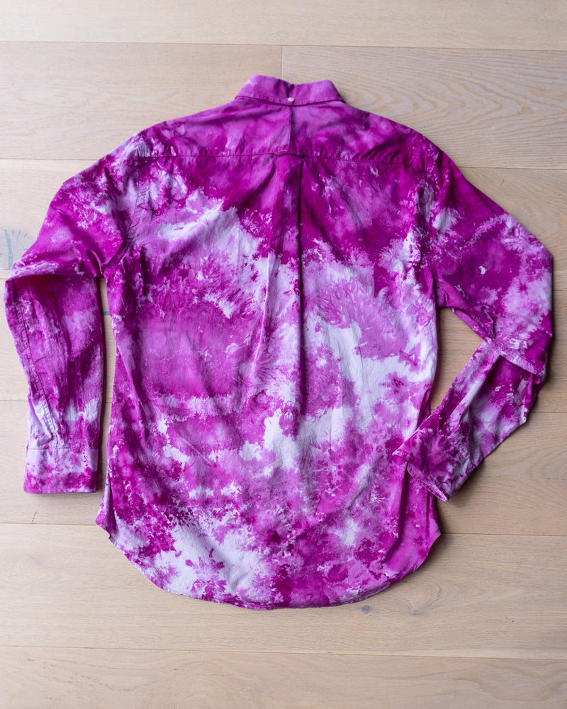 "Acid Rain" Upcycled Button Up Shirt