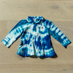 Load image into Gallery viewer, Ralph Lauren &quot;Ethereal Clouds&quot; Peplum Dress
