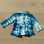 Load image into Gallery viewer, Ralph Lauren &quot;Ethereal Clouds&quot; Peplum Dress
